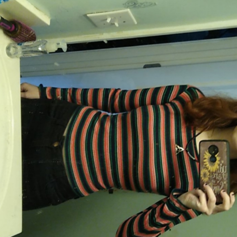 Prince and fox striped top